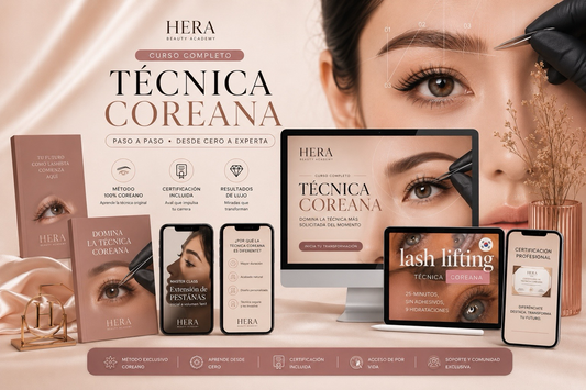 FORMACIÓN EXPERTA EN LASH LIFTING TÉCNICA COREANA + 9 BONOS EXCLUSIVOS 🎁